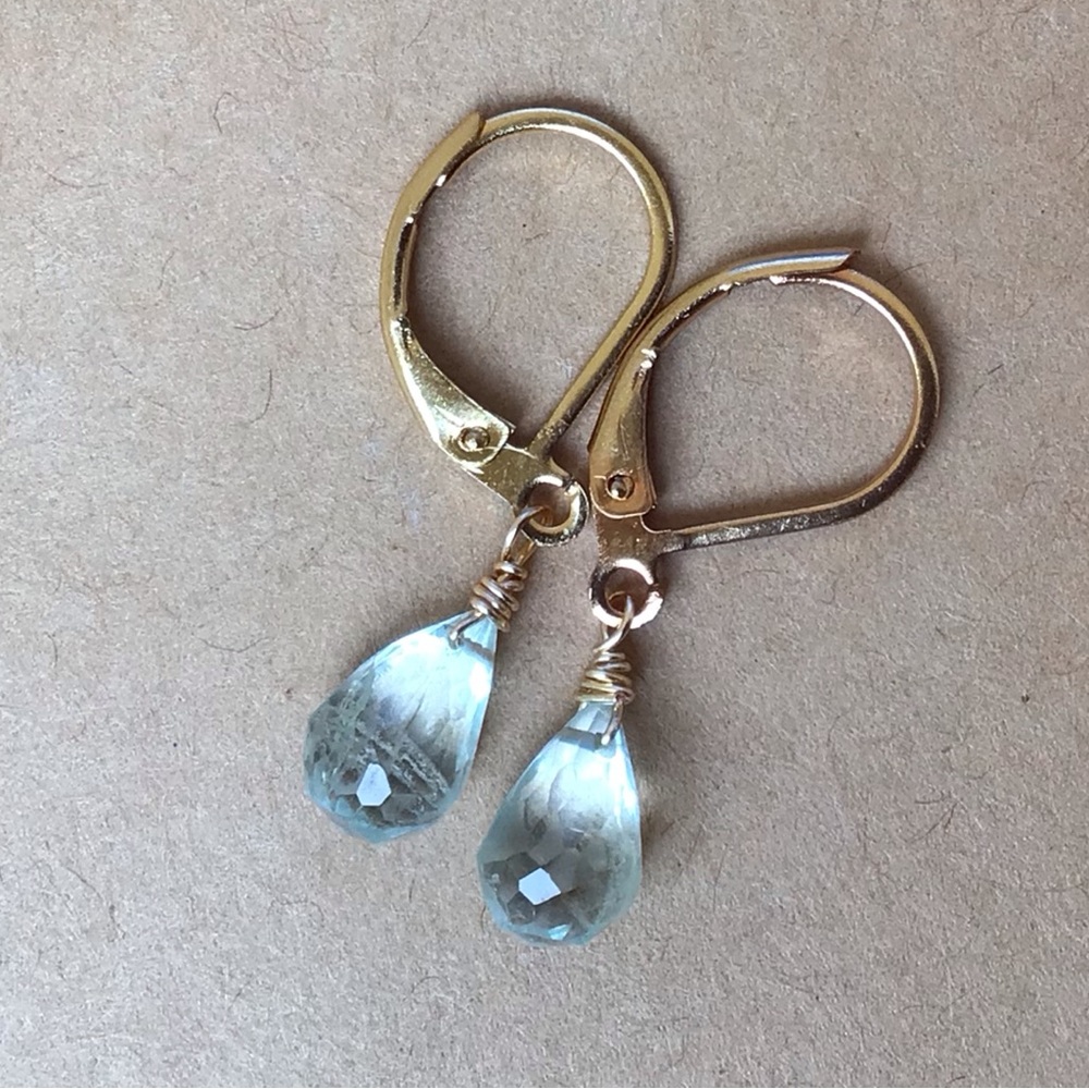 Sundance Charm Aquamarine Earrings
